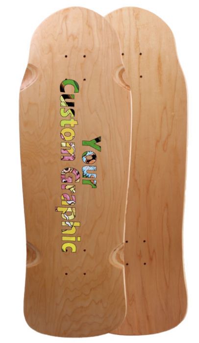 Custom Old School Skateboard